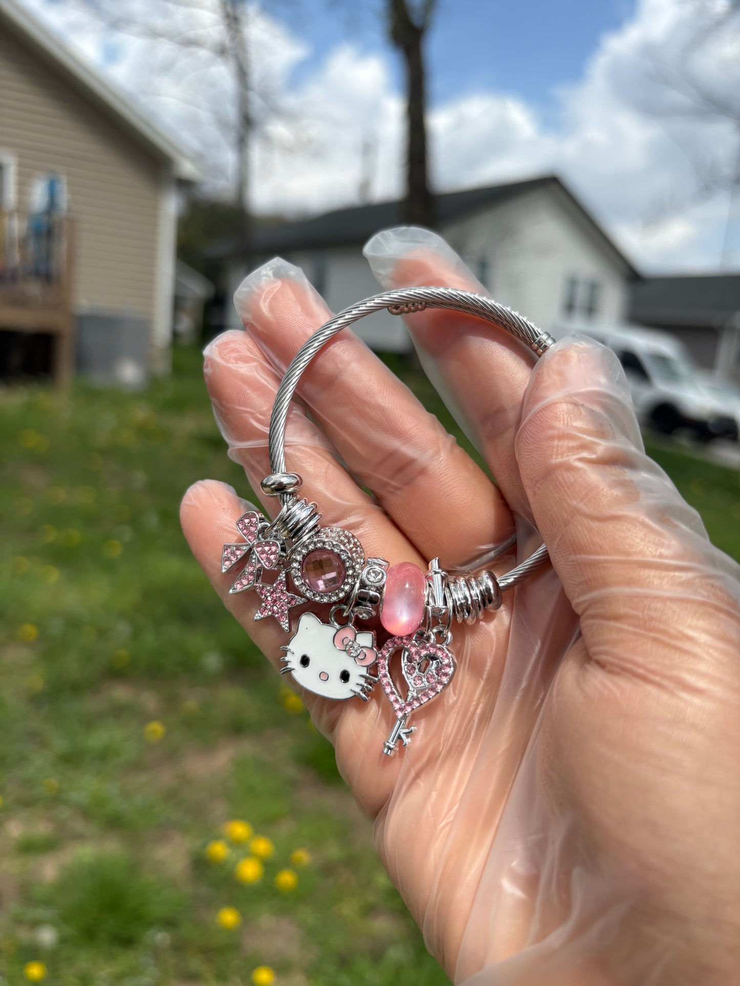 Pink Hello Kitty Bracelet