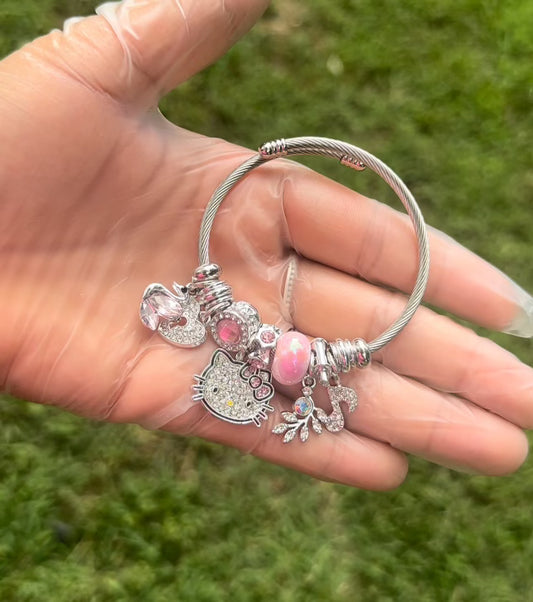 Silver Hello Kitty Bracelet